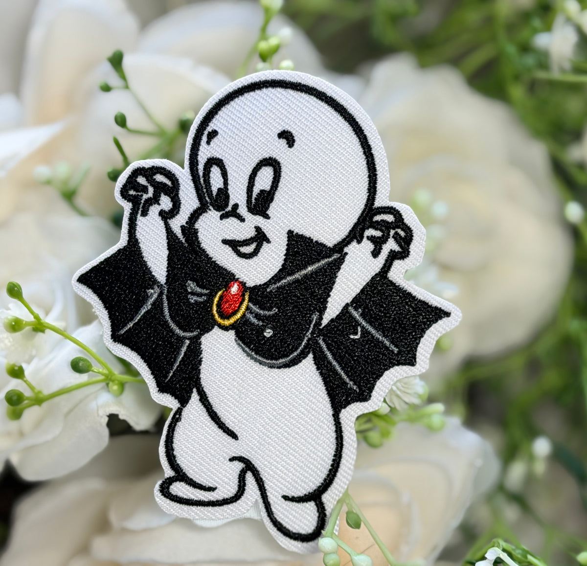 Ghost Vampire Iron on Patch