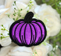 Purple Pumpkin Iron on Patch