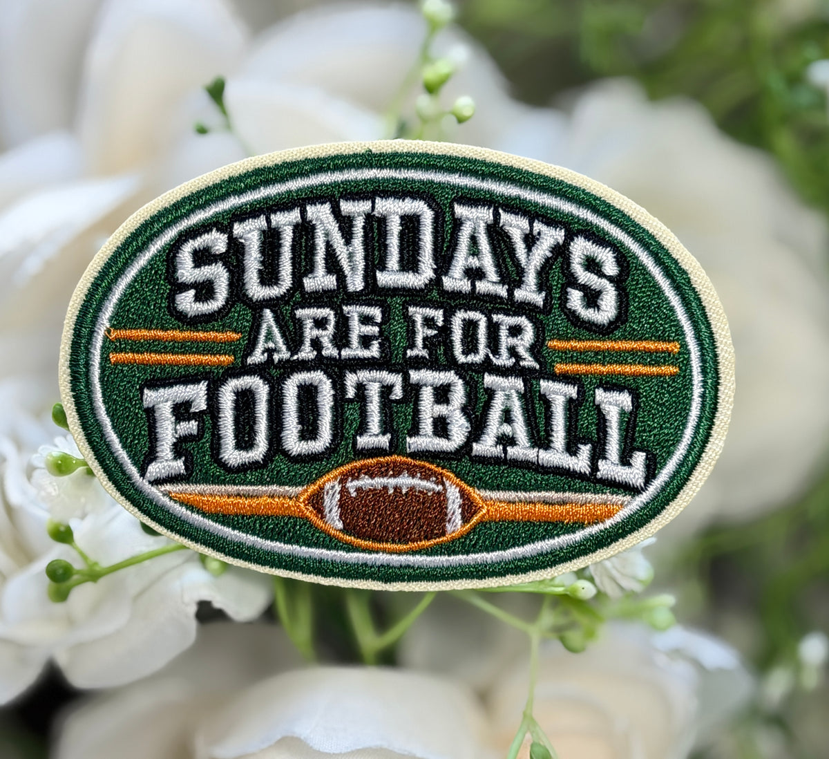 Sundays Are for Football Iron on Patch