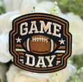 Game Day Football Badge Iron on Patch