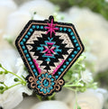 Southwestern Aztec Diamond Iron on Patch