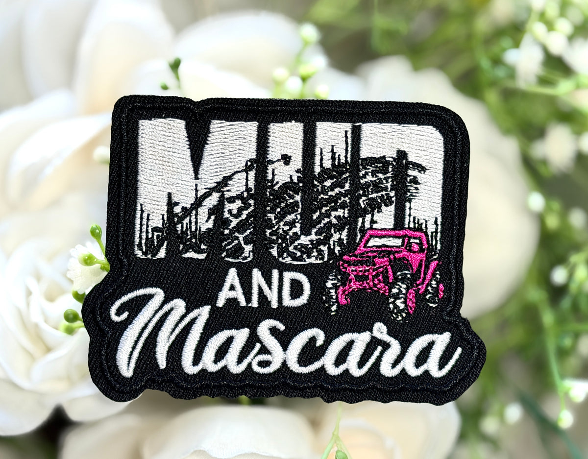 Mud and Mascara Iron on Patch
