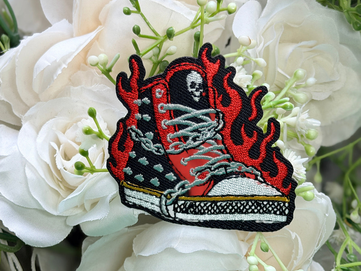 Converse Shoe Iron on Patch