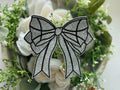 BIG Volleyball Bow Iron on Patch