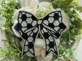 BIG Soccer Brown Bow Iron on Patch