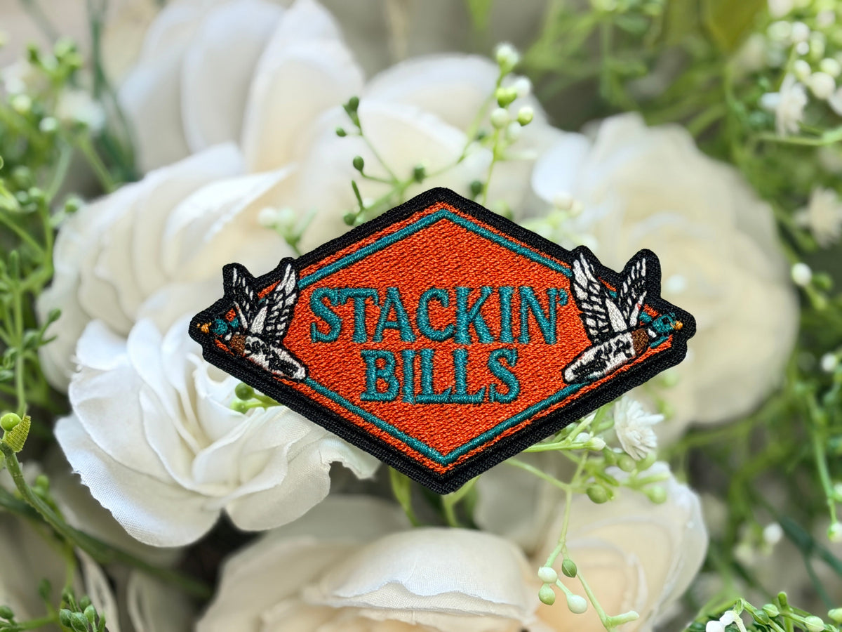 Stackin' Bills (Ducks) Iron on Patch