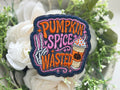 Pumpkin Spice Wasted Iron on Patch