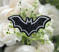 Small Halloween Bat Iron On Patch