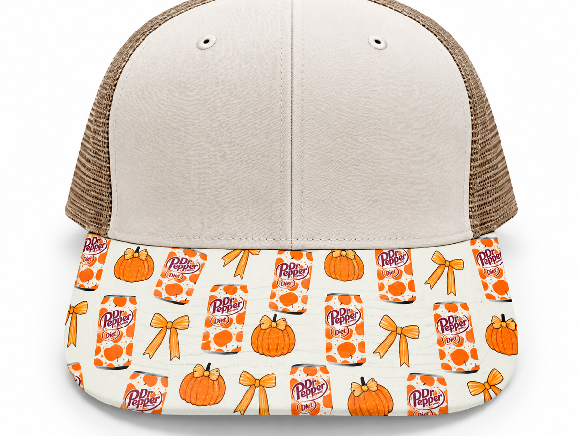 DP, Pumpkin, Bow, Fall Brim Transfer Sheet