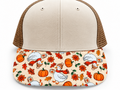 Duck and Pumpkin Fall Brim Transfer Sheet