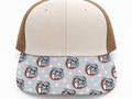 Gray Bulldog Brim Transfer Sheet
