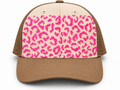 Pink Glitter Leopard Front Panel Transfer Sheet
