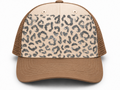 Gray Glitter Leopard Front Panel Transfer Sheet