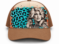 DP Turquoise Leopard Front Panel Transfer Sheet