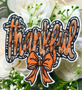 Fall Orange Thankful