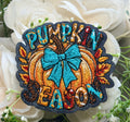 Pumpkin Season Blue and Orange