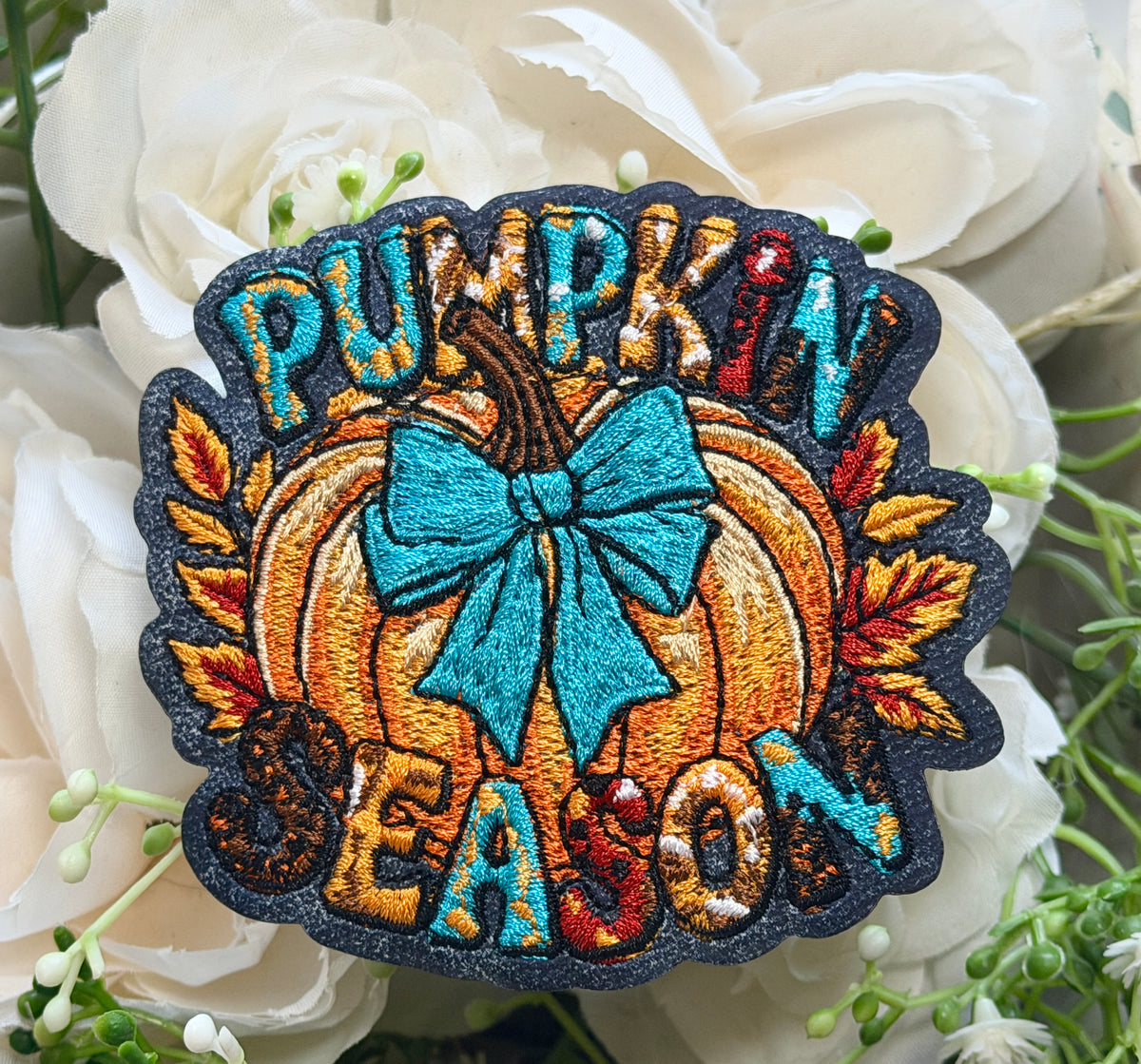 Pumpkin Season Blue and Orange