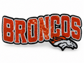Football X Large Iron on Patch