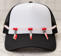 Bloody Red and Black Hair Chain